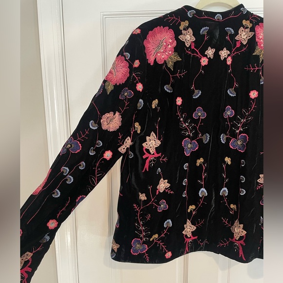 Brand New Anthropologie Embellished Velvet Jacket - Picture 9 of 10